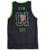 Invader Zim Basketball Jersey Style Knit Fabric Tank Top
